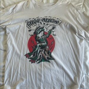 Graphic Long Sleeve T-Shirt Billy Strings Frog Design